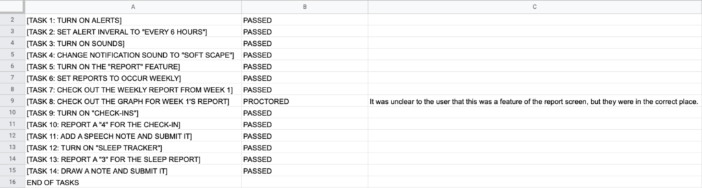 InMind Results Users 1 & 2